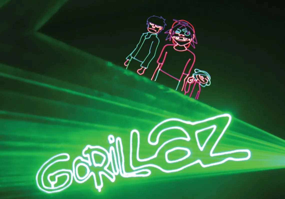 Gorillaz Laser Light Music Show in Tucson at Flandrau