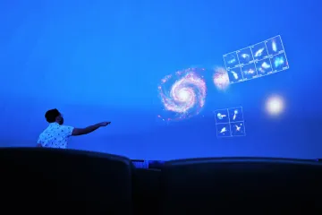 Lecture in the planetarium