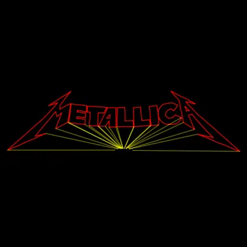 laser metallica poster