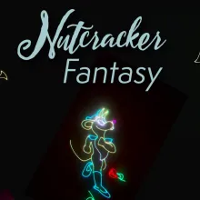 nutcracker fantasy laser show poster