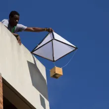 Egg drop from a building